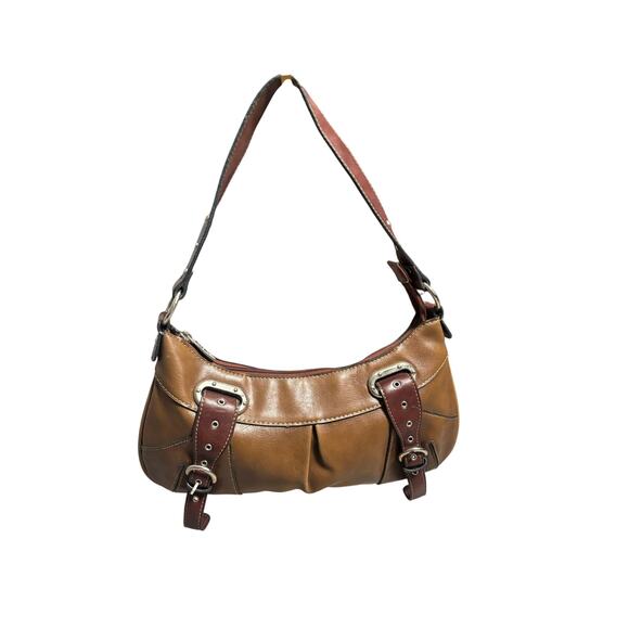 Y2K Rina Rich Brown Shoulder Soho Baguette - Buckle
Detail Plaid Lining - Picture 1 of 7